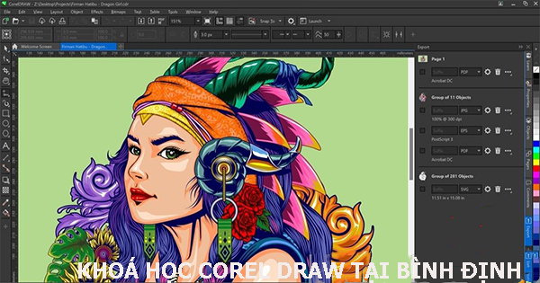 Khóa học Corel Draw tại Bình Định