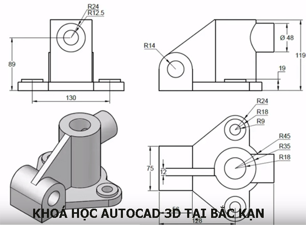Khóa học Autocad 3D tại Bắc Kạn.