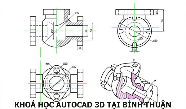 Khóa học Autocad 3D tại Bình Thuận