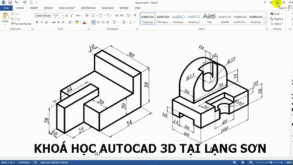 Khóa học Autocad 3D tại Lạng Sơn.