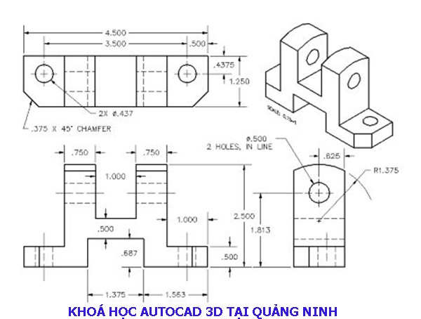 Khoá học Autocad 3D tại Quảng Ninh