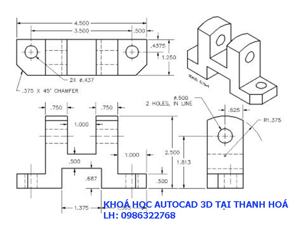 Khoá học Autocad 3D tại Thanh Hoá