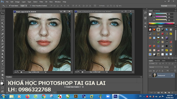 Khóa học Photoshop tại Gia Lai