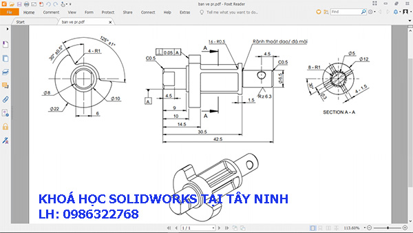 Khóa học Solidworks tại Tây Ninh