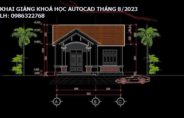 Khai giảng khóa học autocad tháng 8 năm 2023