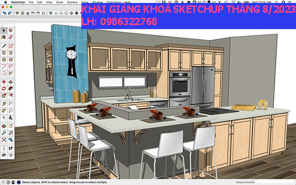 Khai giảng khóa học sketchup tháng 8 năm 2023