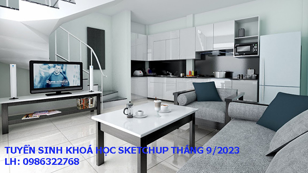 Tuyển sinh lớp học sketchup tháng 9 năm 2023