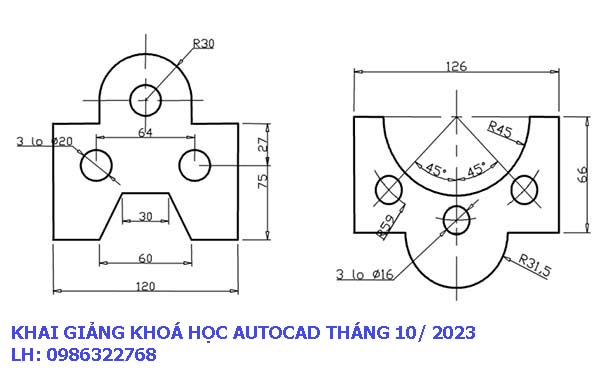 Khai giảng khóa học autocad tháng 10 năm 2023