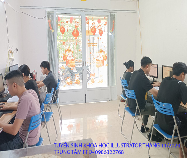 Tuyển sinh lớp học illustrator tháng 11 năm 2023