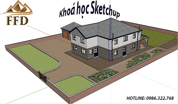 Học sketchup ở tại Đồ Sơn- Hải Phòng