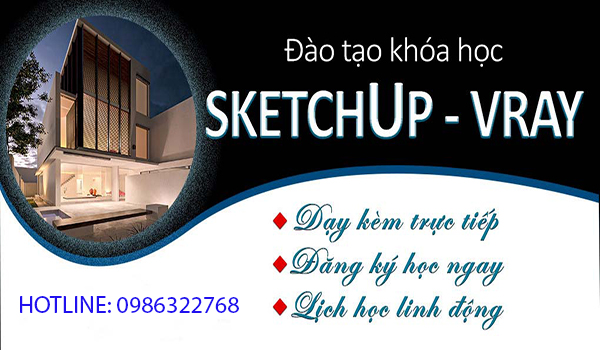 Tuyển sinh khoá học Sketchup tháng 1 năm 2024