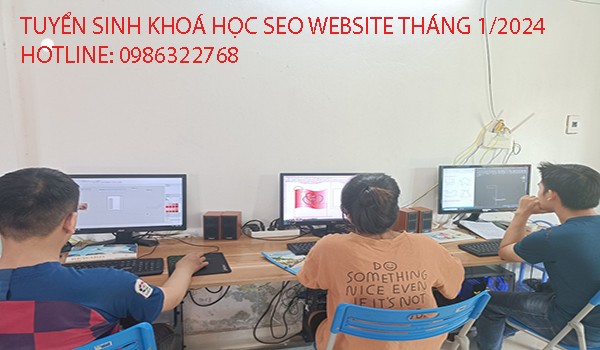 Tuyển sinh khoá học SEO Website tháng 1 năm 2024