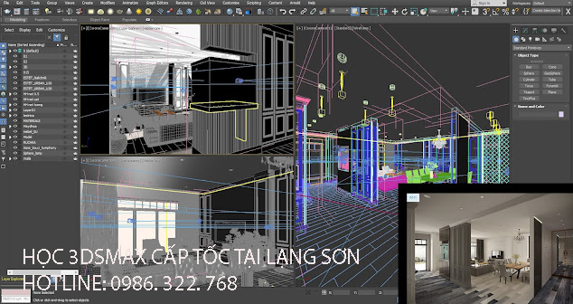HỌC 3DSMAX CẤP TỐC TẠI LẠNG SƠN