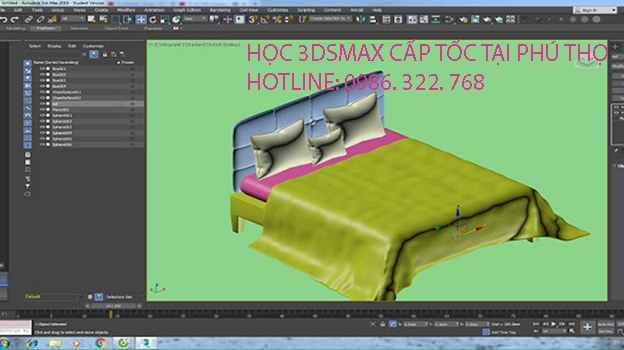 HỌC 3DSMAX CẤP TỐCTẠI PHÚ THỌ
