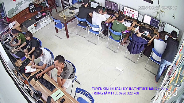 Tuyển sinh khóa học Inventor tháng 10 năm 2025