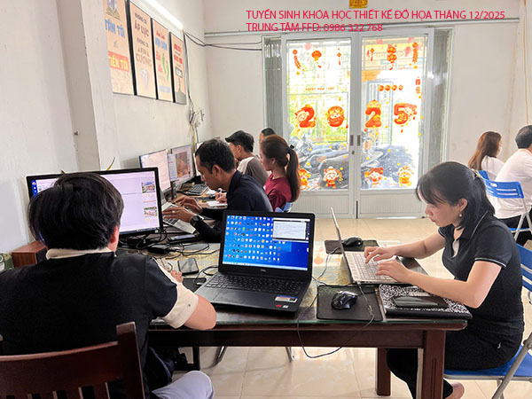 Tuyển sinh khóa học thiết kế đồ họa tháng 12 năm 2025