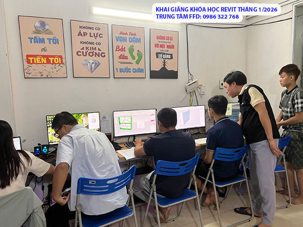 Khai giảng khóa học Revit tháng 1 năm 2026