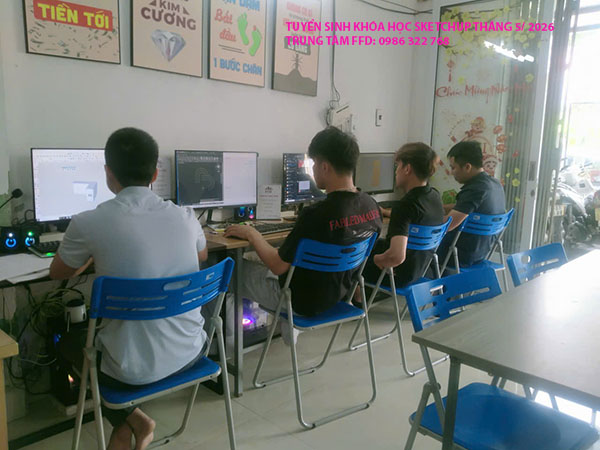 Tuyển sinh khóa học SketchUp tháng 5 năm 2026
