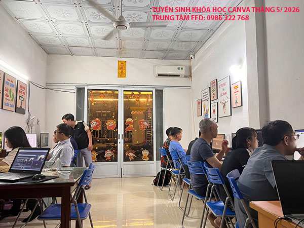 Tuyển sinh khóa học Canva tháng 5 năm 2026