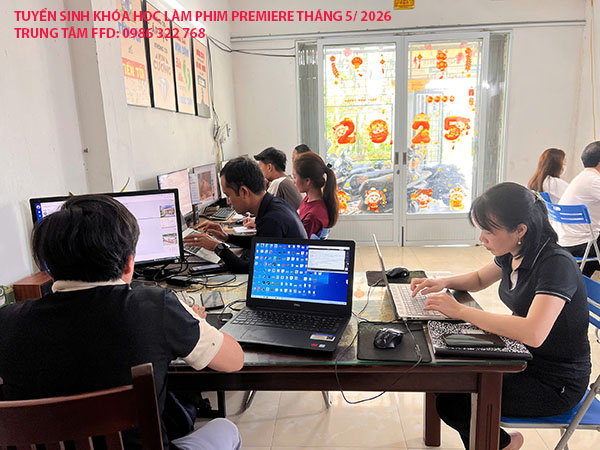 Tuyển sinh khóa học Premiere tháng 5/2026
