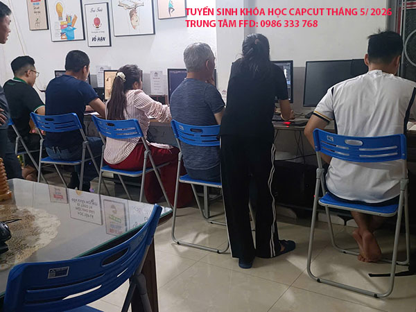 Tuyển sinh khóa học CapCut tháng 5 năm 2026