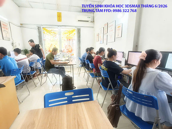Tuyển Sinh Khóa Học 3dsMax Tháng 6 năm 2026