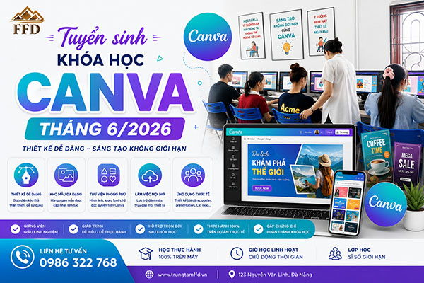 Tuyển Sinh Khóa Học Canva Tháng 6 năm 2026
