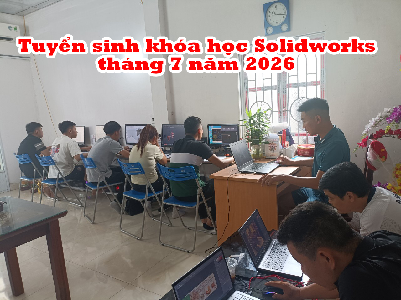 Tuyển sinh khóa học SolidWorks tháng 7 năm 2026