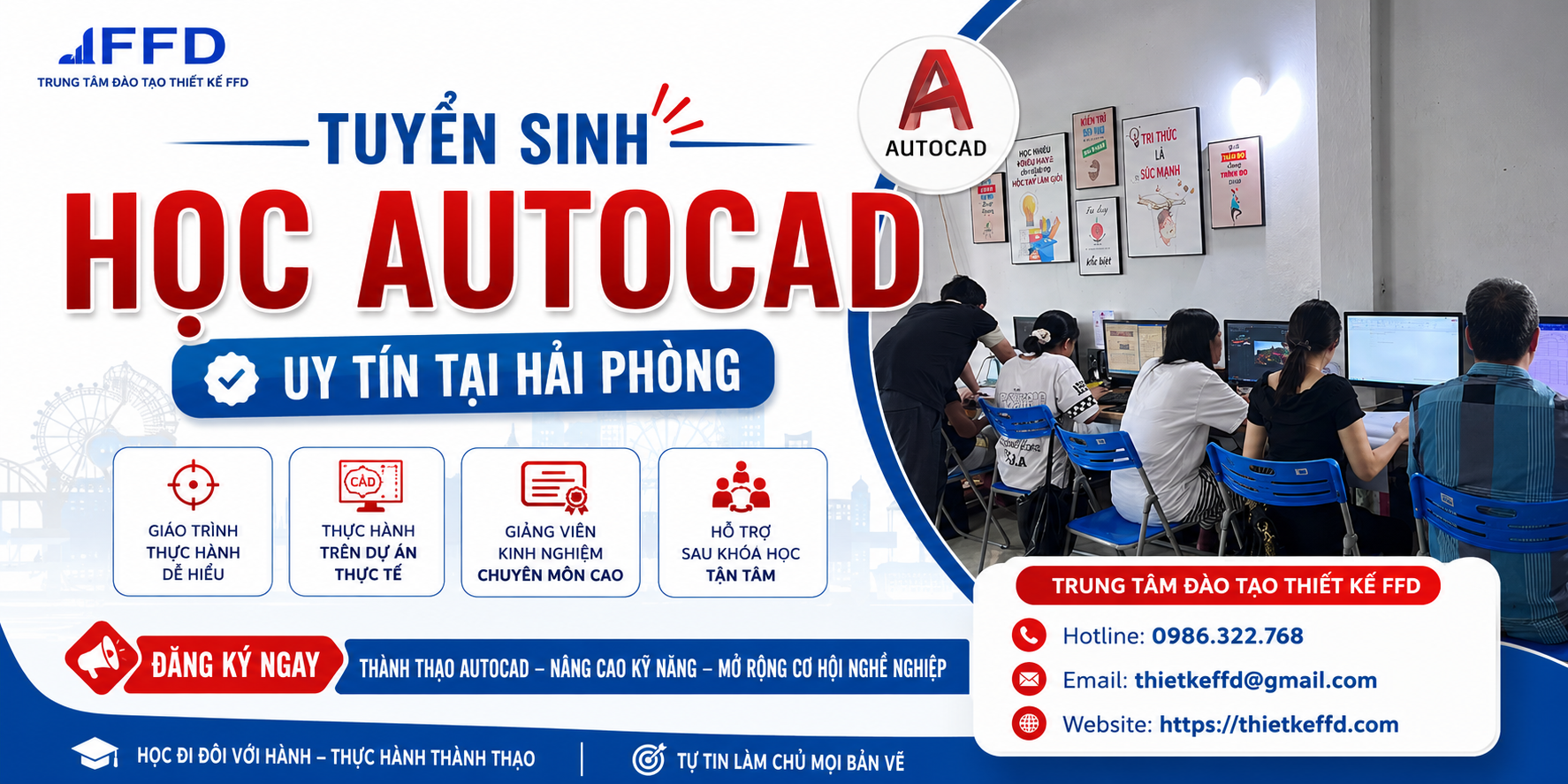 Học autocad uy tín tại Hải Phòng