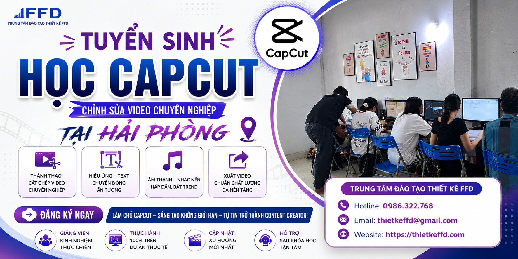 Học capcut tại Hải Phòng