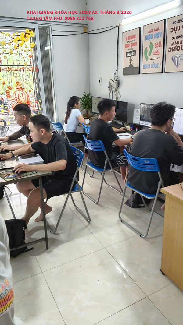 Khai giảng khóa học 3DsMax tháng 8 năm 2026