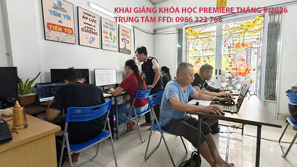 Khai giảng khóa học làm phim Premiere tháng 8 năm 2026.