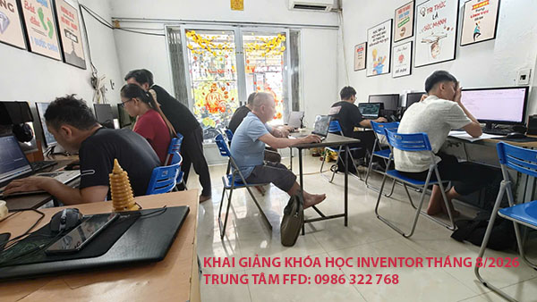 Khai giảng khóa học Inventor tháng 8 năm 2026