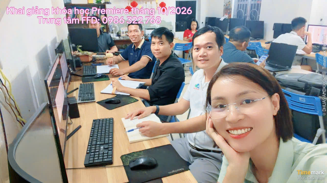 Khai giảng khóa học Premiere tháng 10 năm 2026